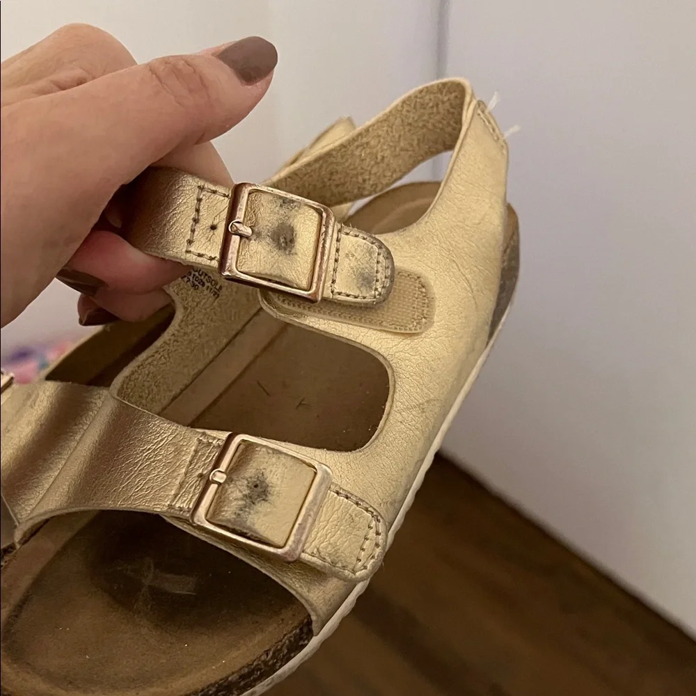 Cat & Jack Metallic Gold Kids Sandals